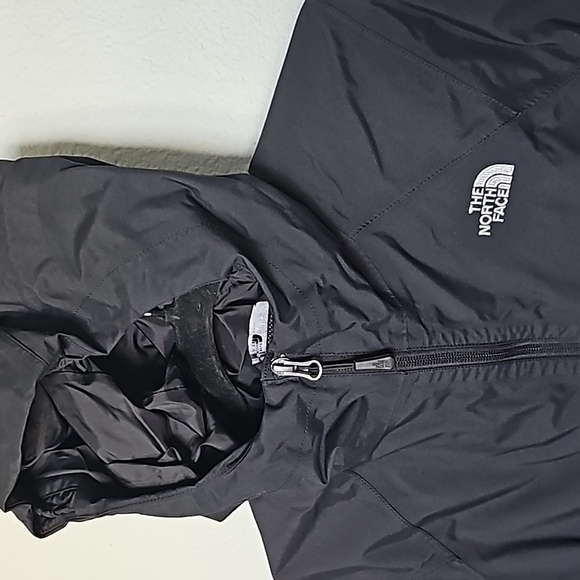 The North Face black zip up hooded jacket medium - Picture 4 of 8